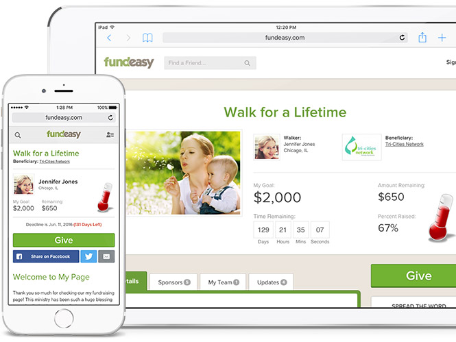 FundEasy Has a Clean and Simple Layout